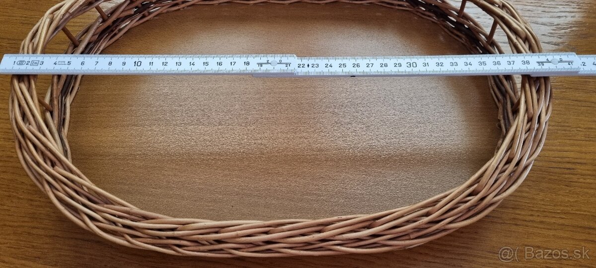 Prútený podnos oválny - 3