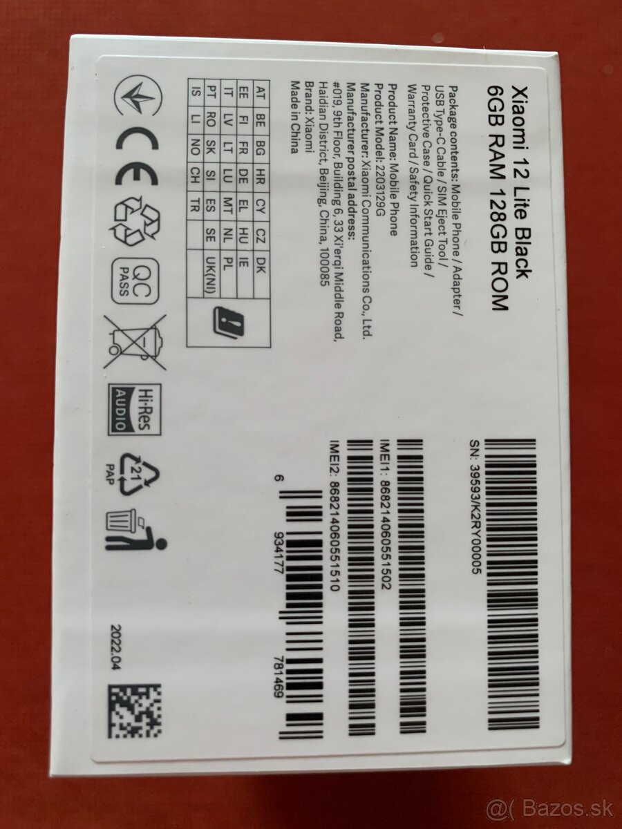 Predam Xiaomi 12 Lite - 3