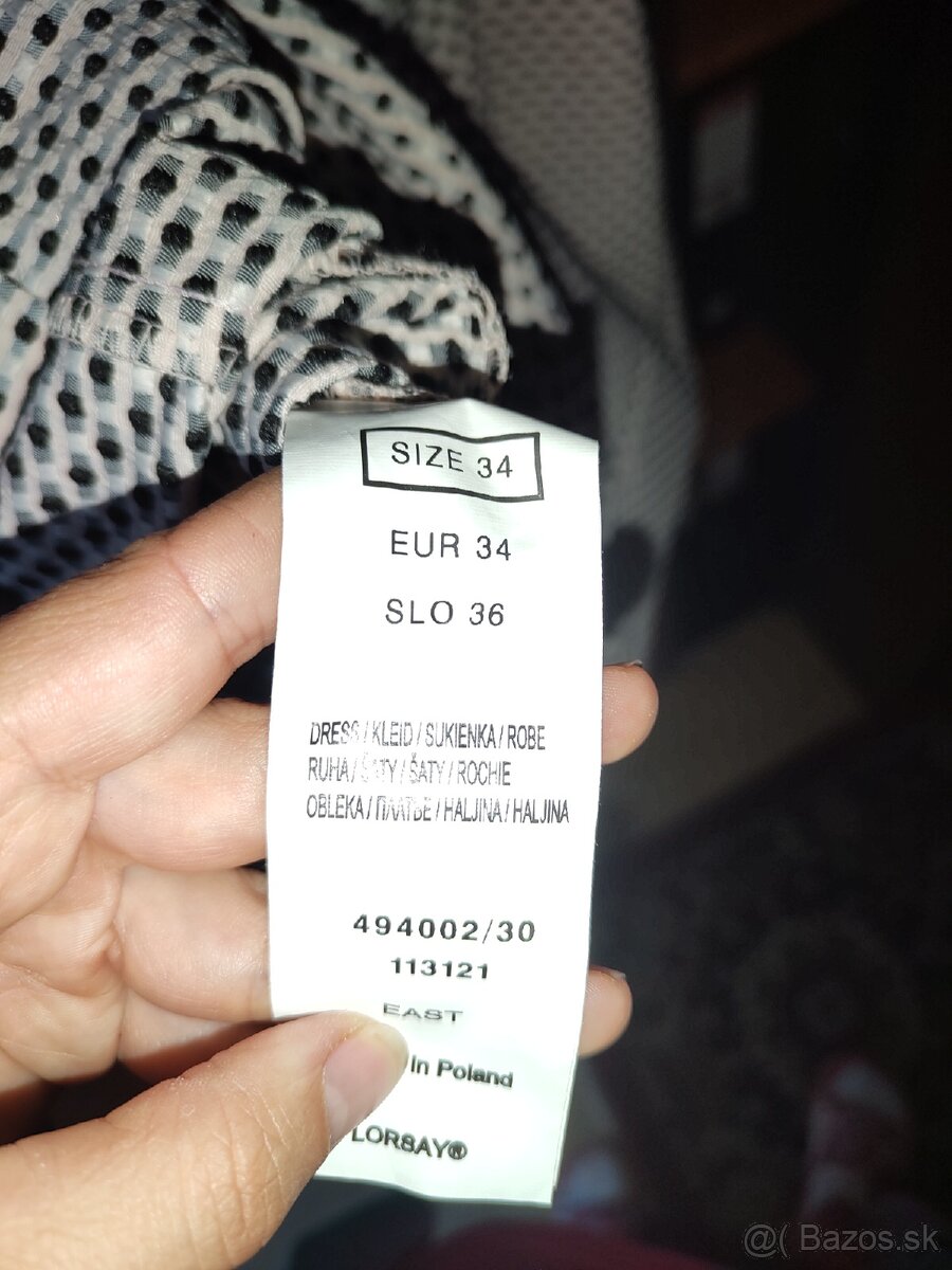 Dámske Elegantné šaty veľkosť XS, cena 5€ - 3