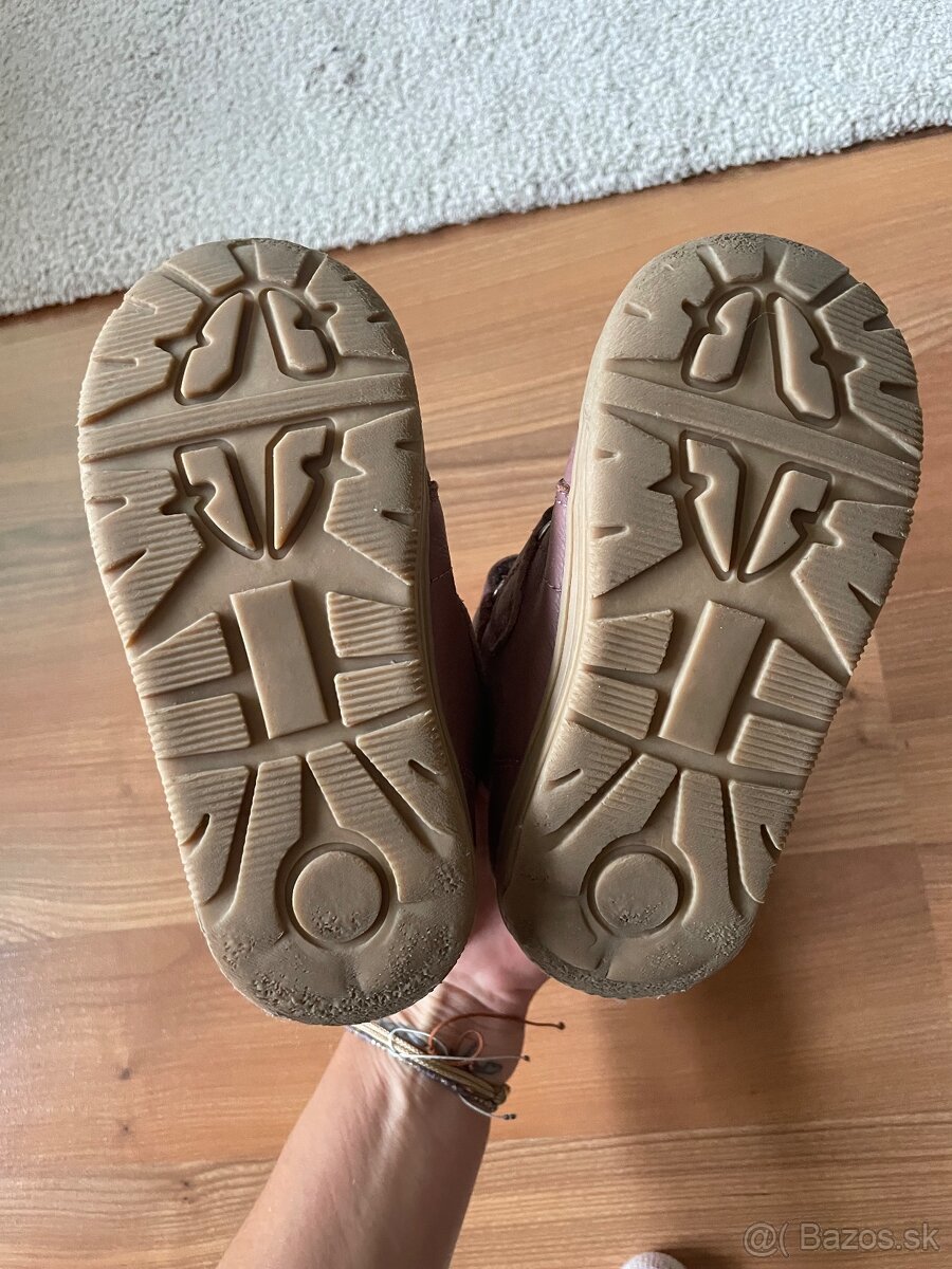 Protetika, zimné kožené topánky velkosť 26 - 3