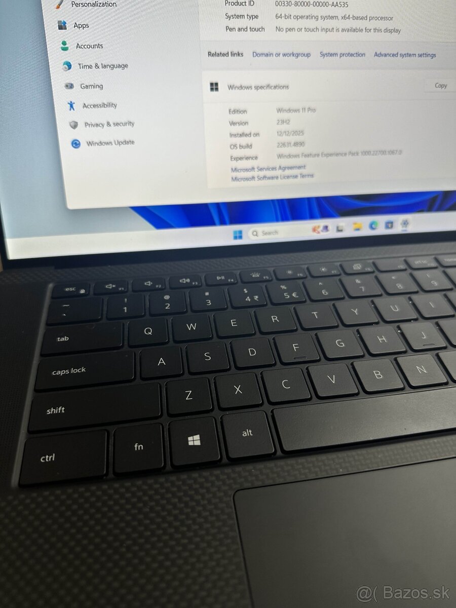 Dell Precision 5550 - i7/32GB/512GB/Win11Pro (nová batéria) - 3