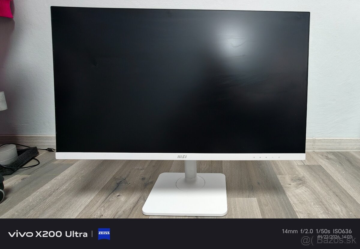 MSI 27 Full HD 1920 x 1080 IPS Panel, 75Hz Biely - 3