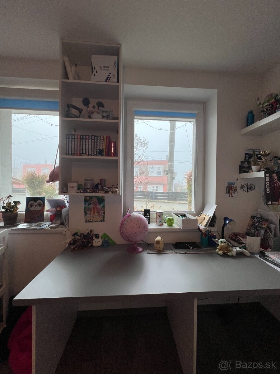 Rohový písací stôl na mieru - 3