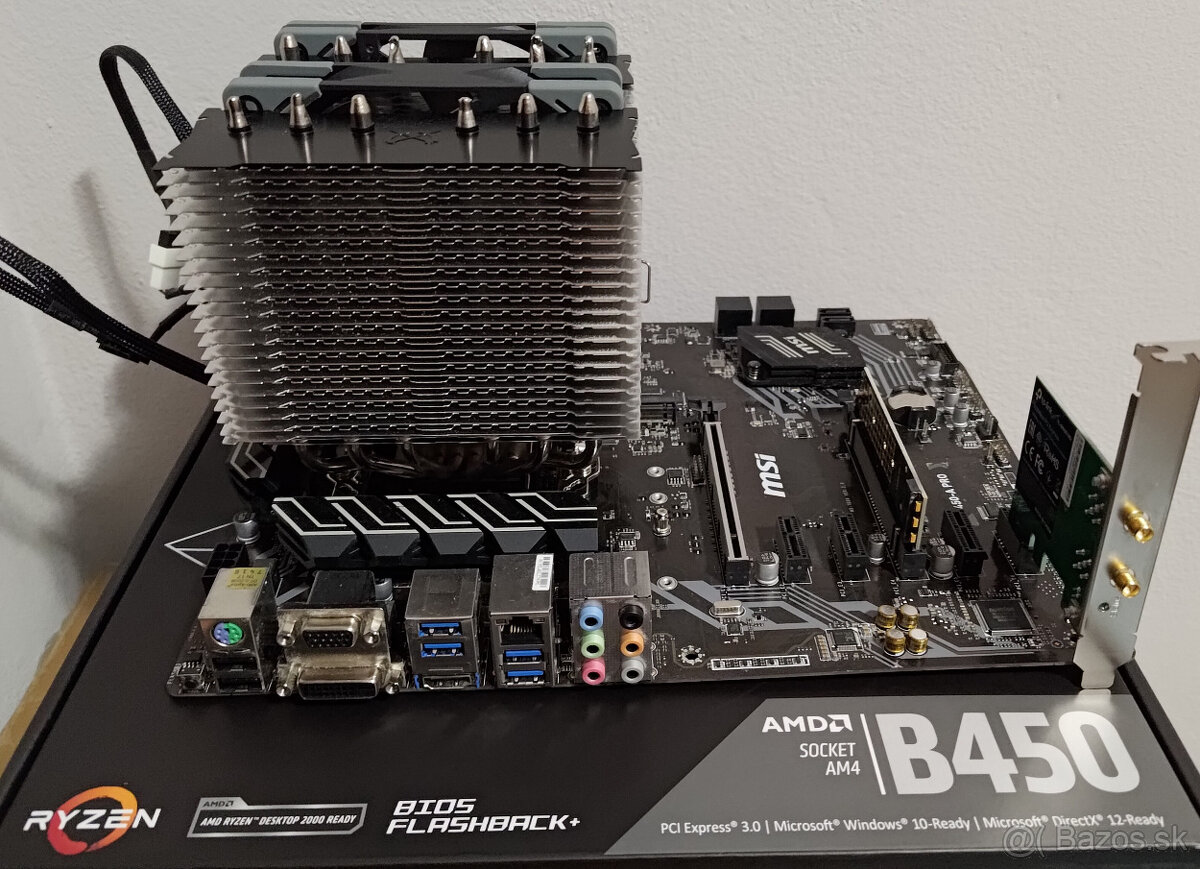 MSI základná doska B450 a grafická karta 2060S - 3