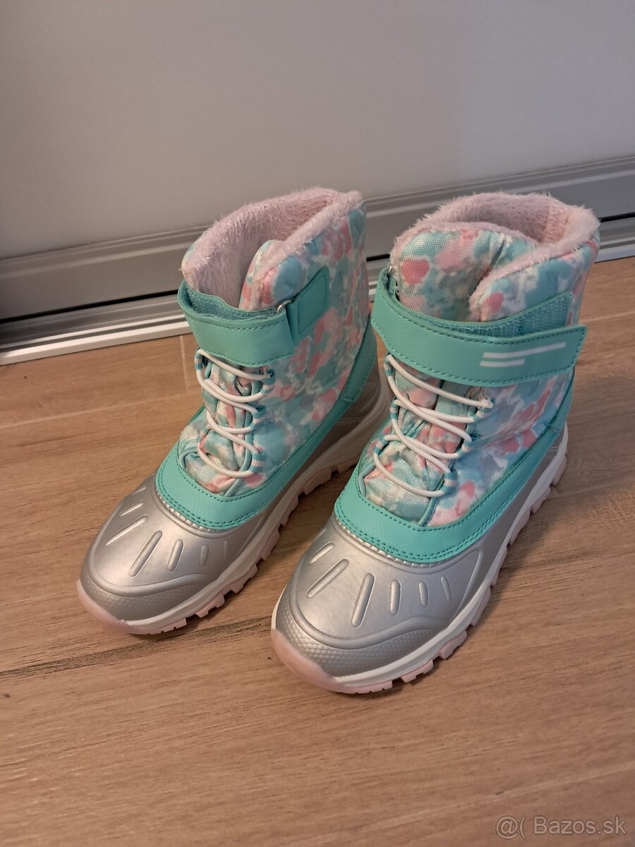 Dievčenské zimné čižmy, veľ. 34 - 3