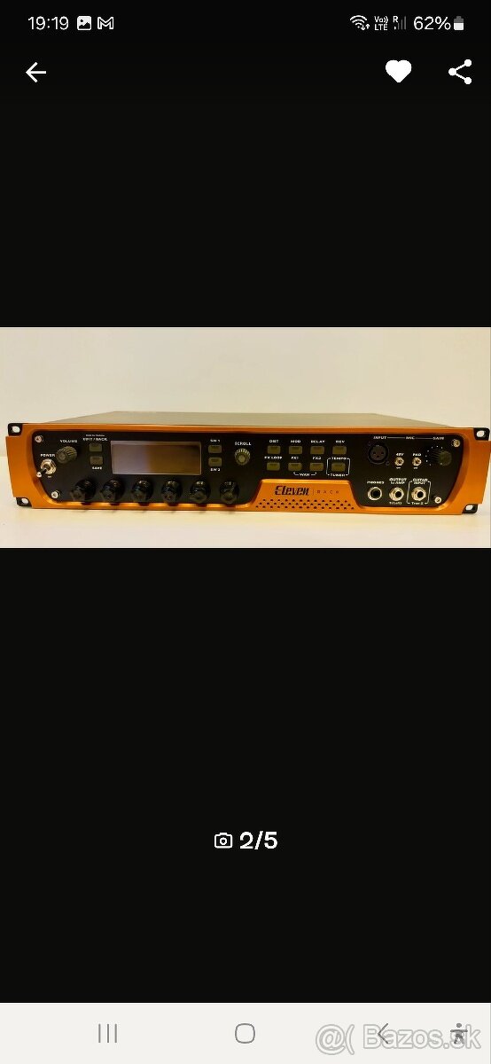 Elevan rack gitarový procesor - 3