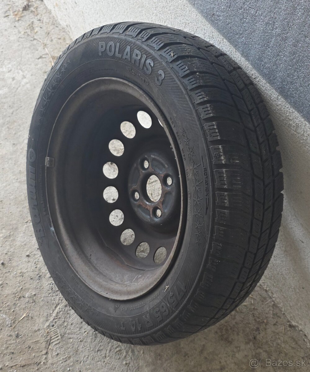 Plechový disk s pneumatikou R-14 175/65 - 3