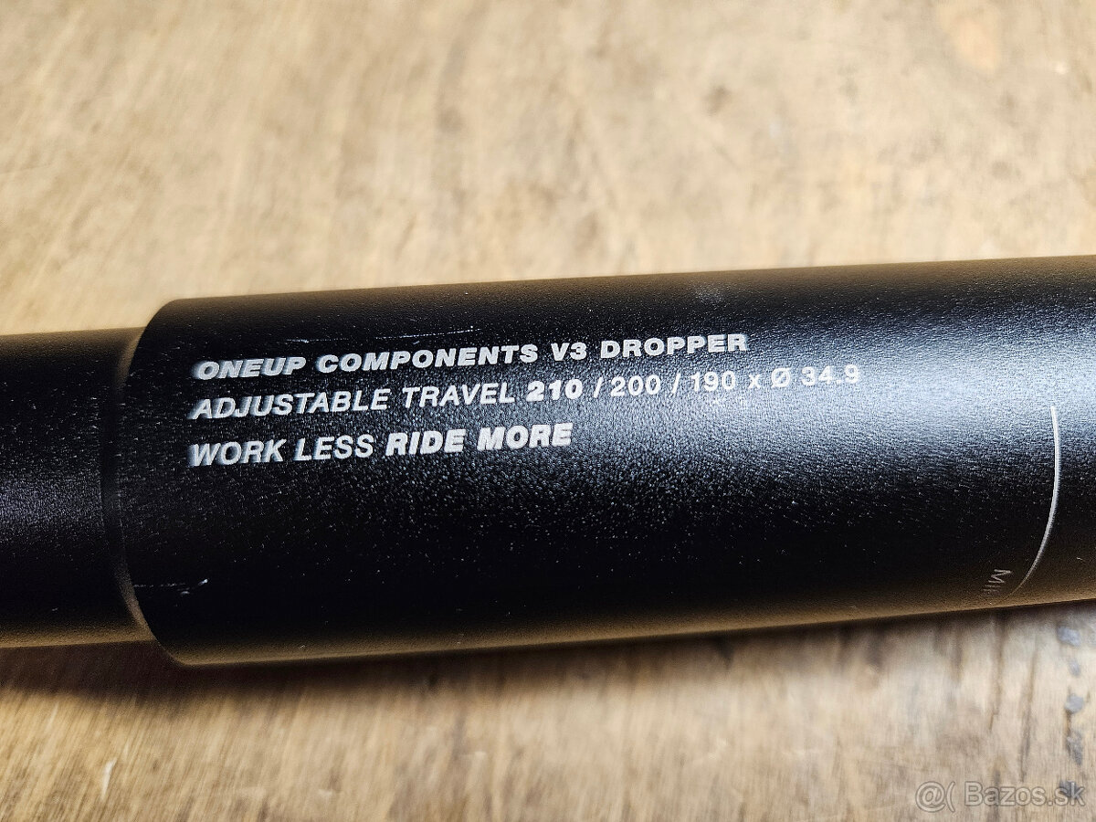 Teleskopická sedlovka OneUp Dropper Post V3 34,9 mm/210 mm - 3