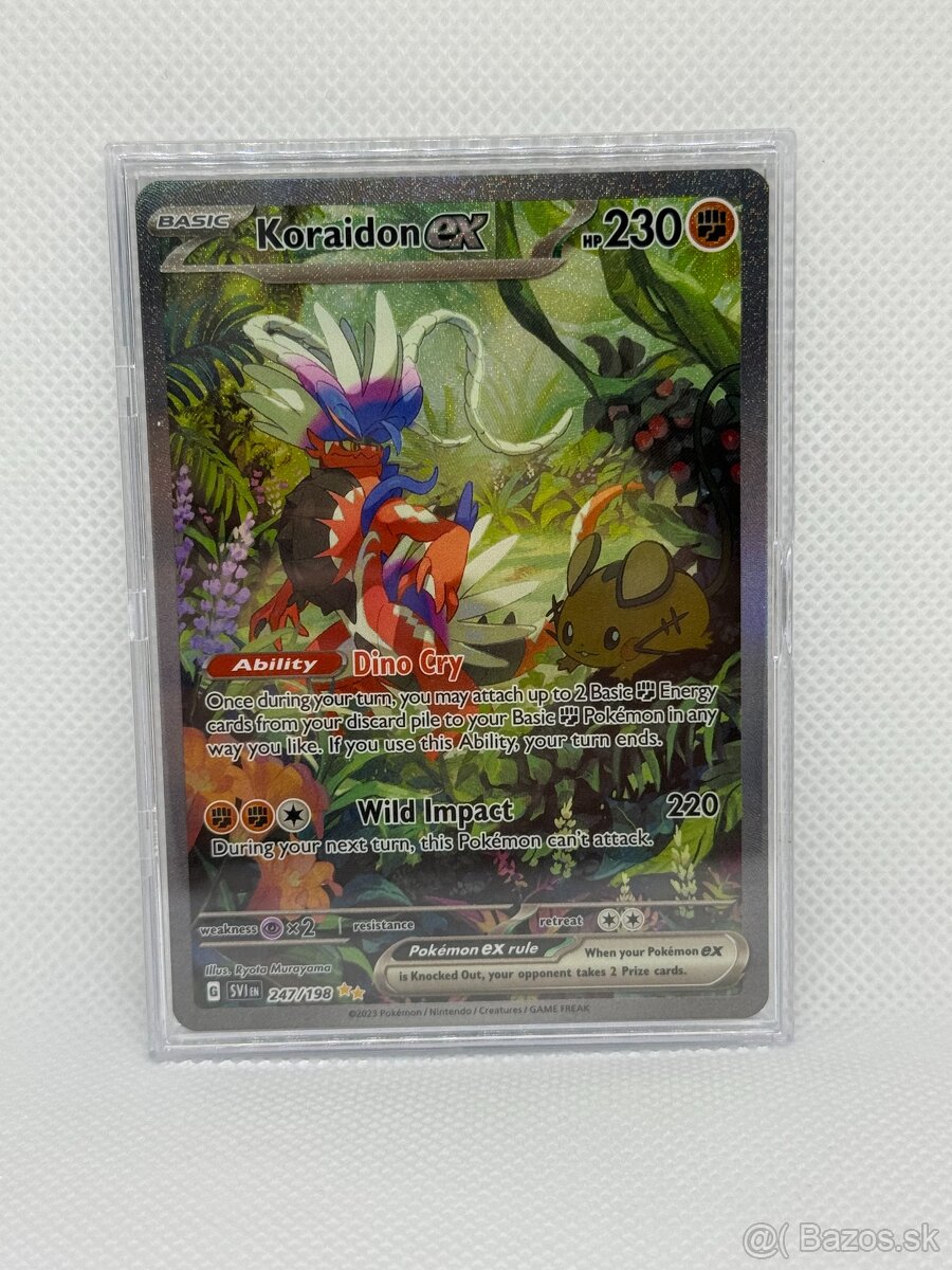 Pokémon karta Koraidon ex 247/198 – Scarlet & Violet –N MINT - 3