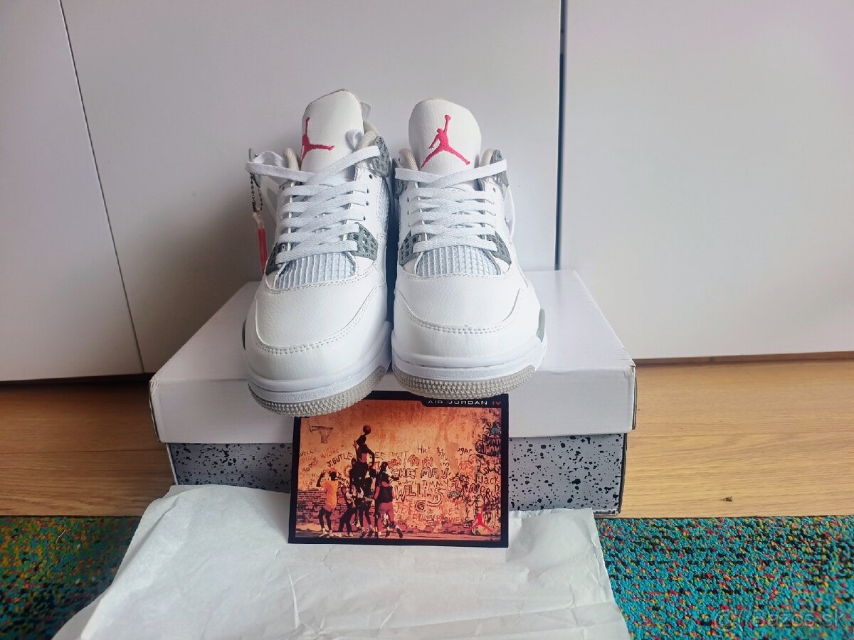 Jordan 4 white cement - 3