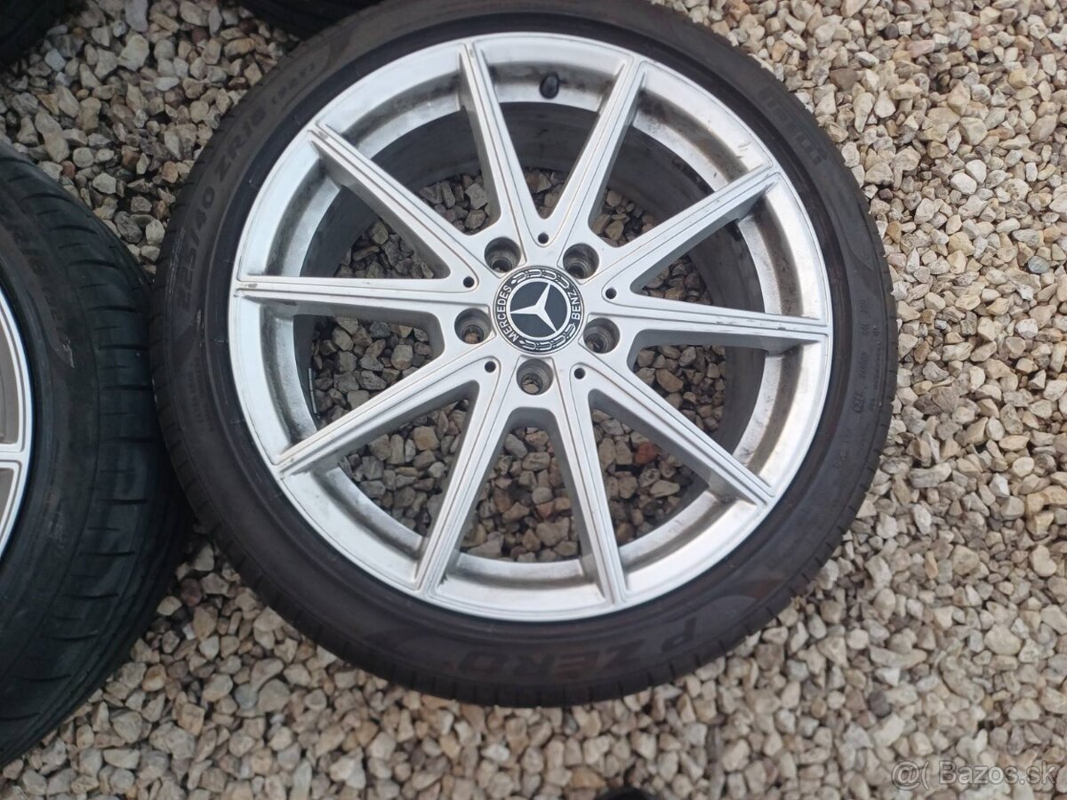 Orig. hliníkové disky Mercedes R18, 5x112 - 3