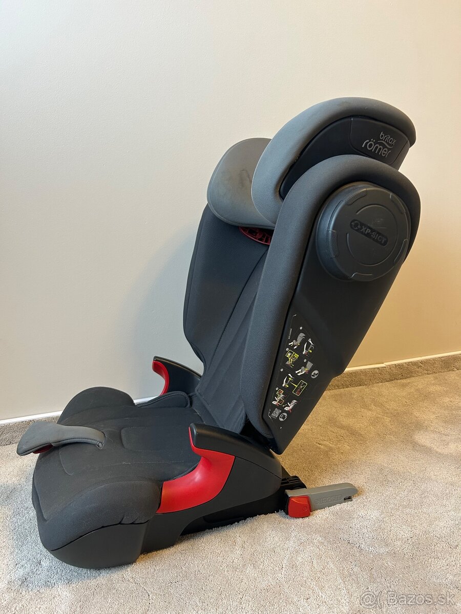 autosedačka Brirax Römer Kidfix S – 15–36 kg, Isofix - 3