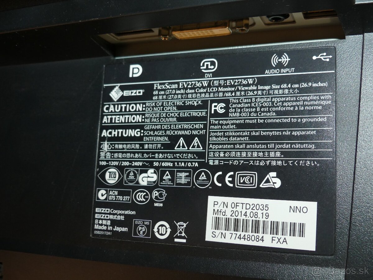 Eizo EW2736W, profesionalny monitor 2560 × 1440 px (WQHD) - 3