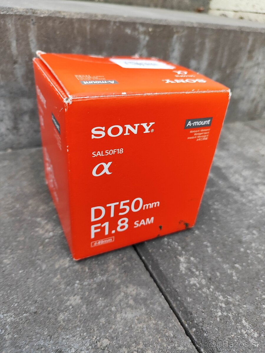 Objektív Sony DT50mm f/1.8SAM - 3