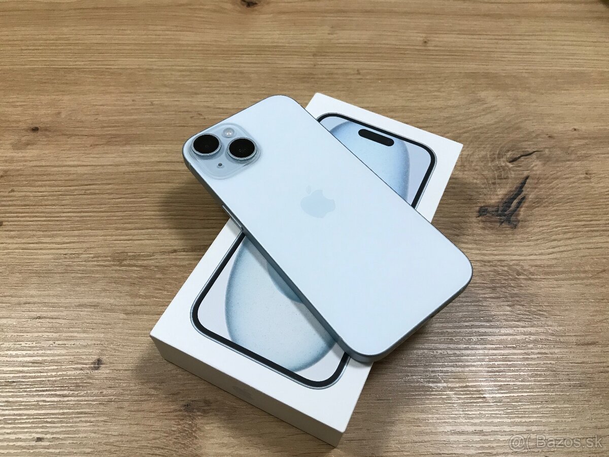 Predám Iphone 15 128gb blue - 3