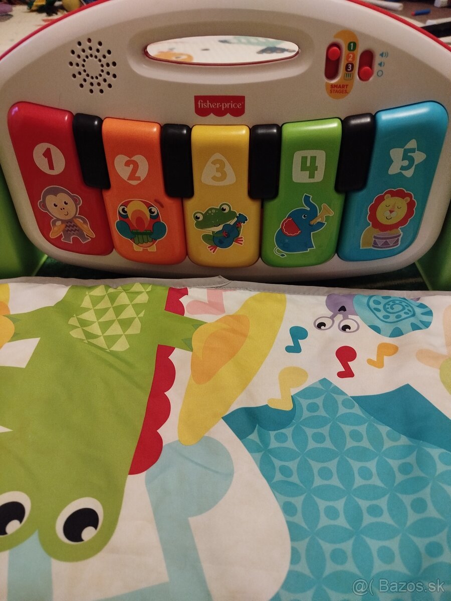 Hracia deka - multifunkčná + grátis hrkálka a mackovia - 3