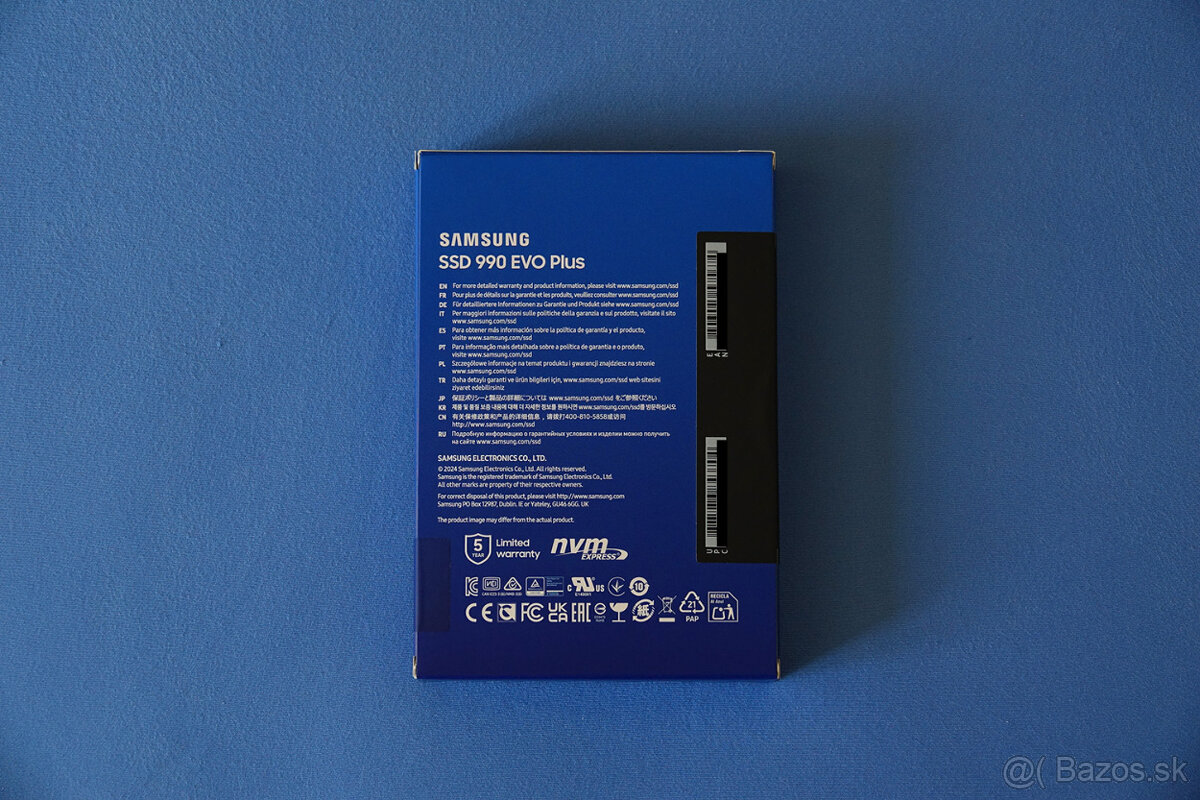 Samsung 990 EVO Plus NVMe M.2 SSD, 1TB - 3