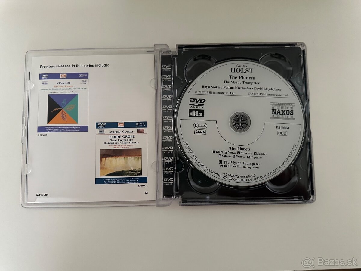 DVD-audio Holst: Planéty - 3