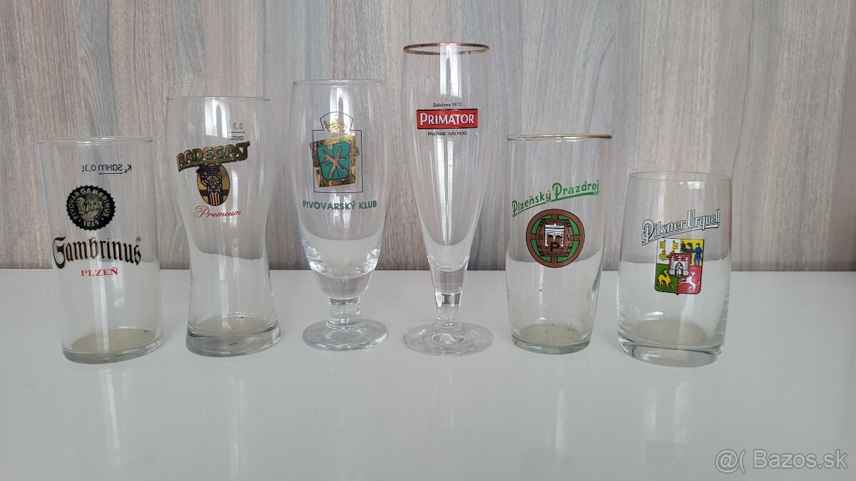 Pivové poháre CZ - 3