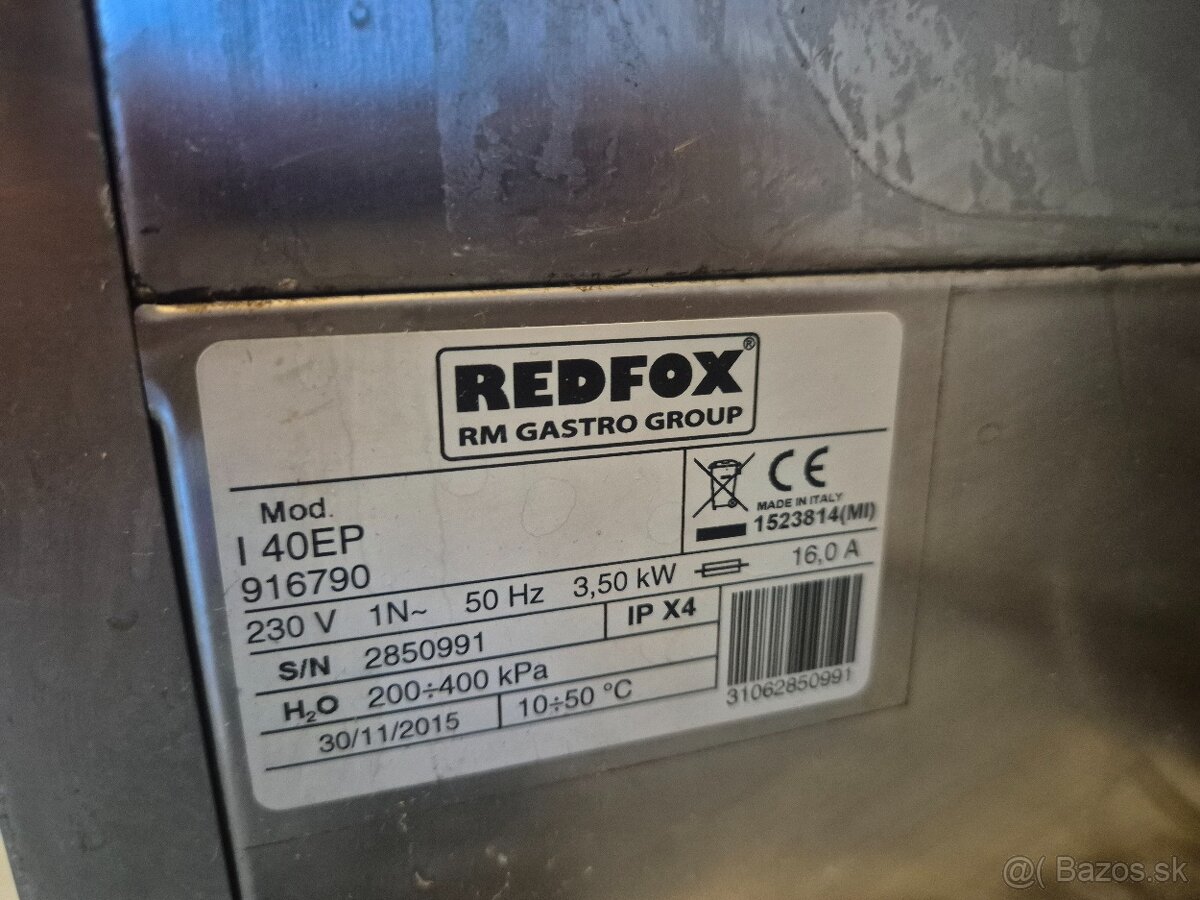 PROFI umývačka riadu REDFOX I40EP – plne funkčná + 2 koše – - 3