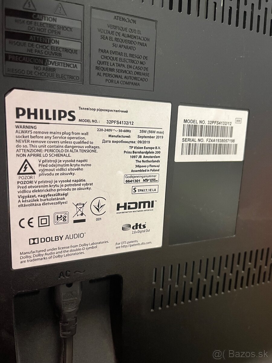 Predám TV Philips 32” – plne funkčný - 3