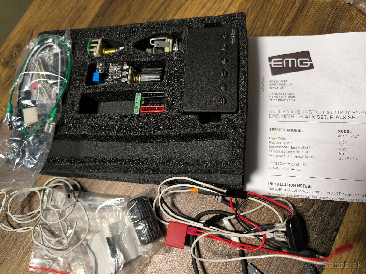 Predám nový emg set Alexi Laiho - 3