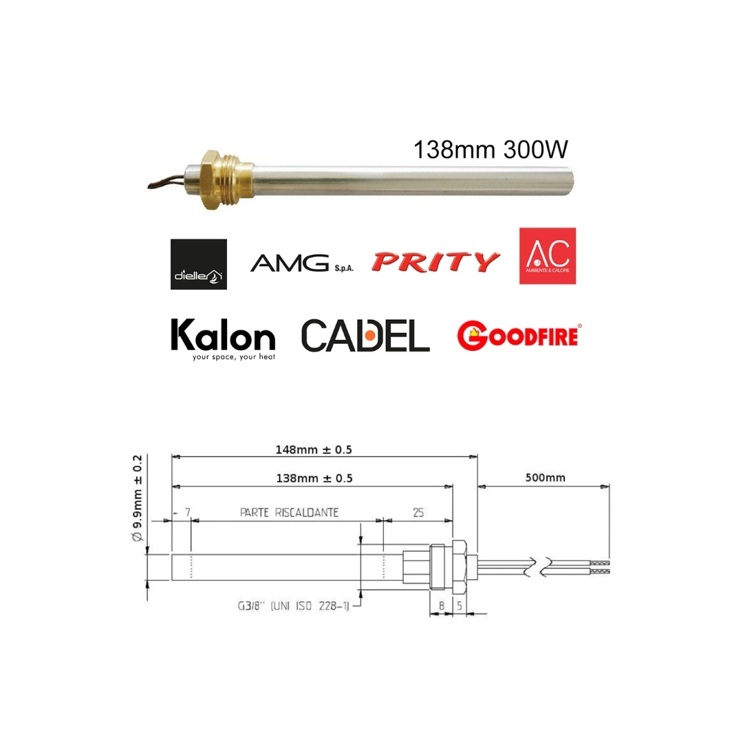 Zapaľovacie špirále (odporové zapalovače) pre peletové pece - 3