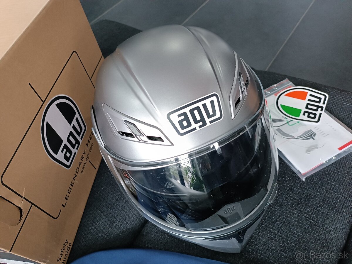 MOTO PRILBA AGV COMPACT ST E2205 - MATT GREY v.L - 3