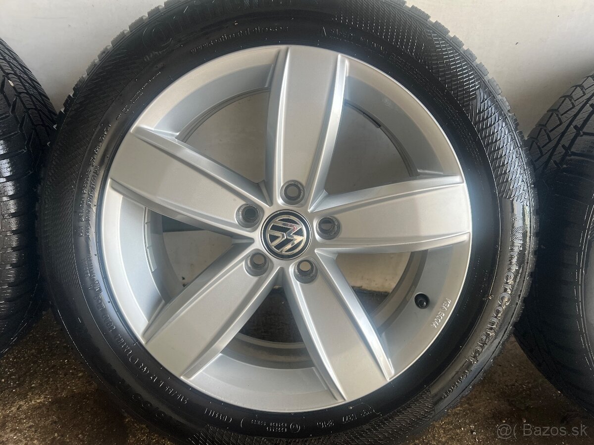 17” 5x112 r17 Originál VW hliníkové disky 215/55 r17 - 3