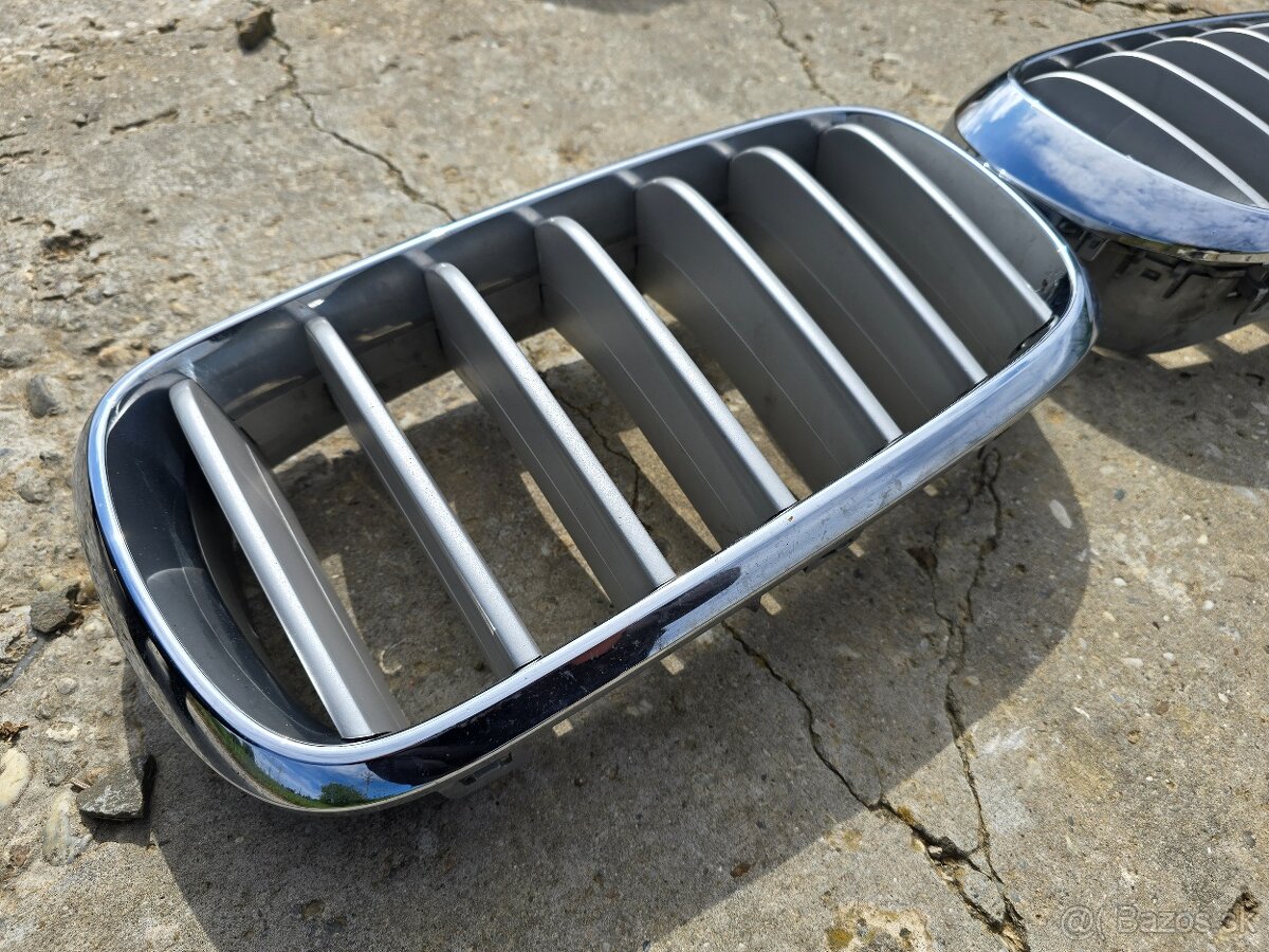 Originál predná chrom maska - BMW X5 F15 - 3