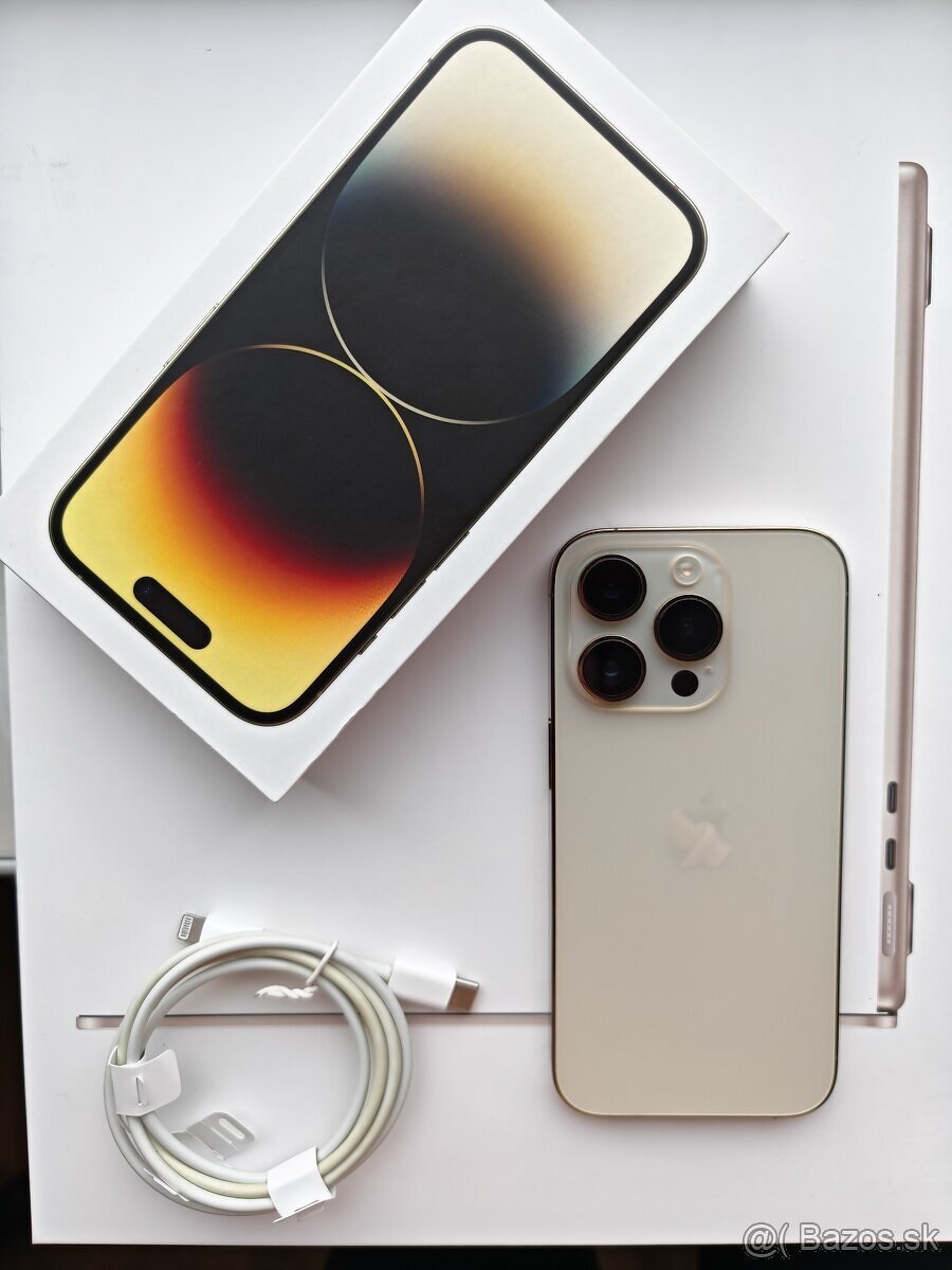 iPhone 14 Pro Zlatý 128GB - 3