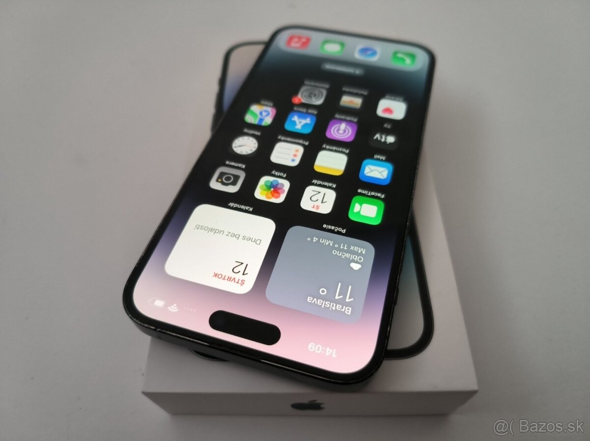 apple iphone 14 PRO MAX 256gb Space Black 100% Batéria - 3