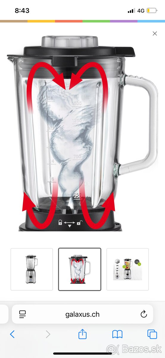 Mixer Trisa Master mix 1000 W - 3