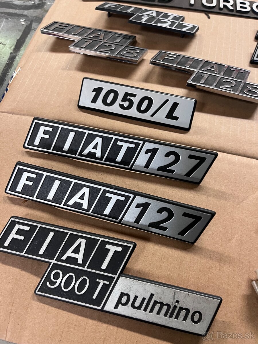 Fiat štítky, znaky - 3