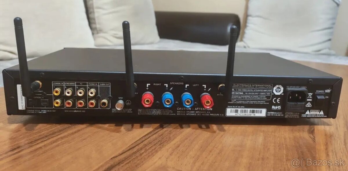 NAD C 338 zosilovač a streamer - 3