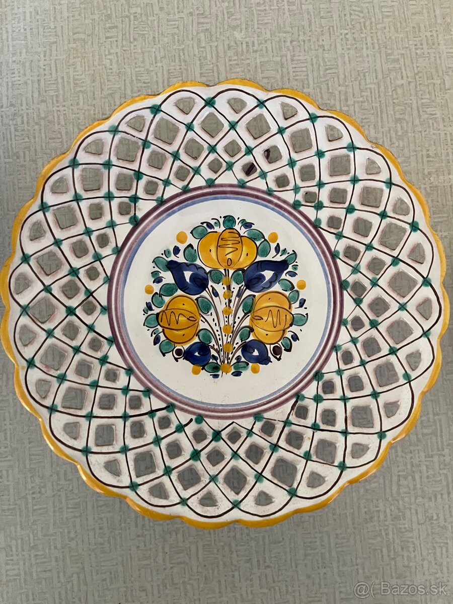 Modranske ozdobné taniere - 3