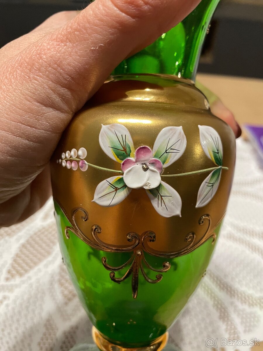 Retro ručne maľovaná váza - 3
