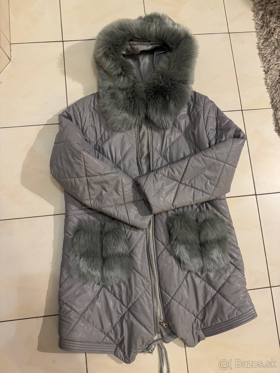 Damska moderna bunda velkost 38/40 - 3