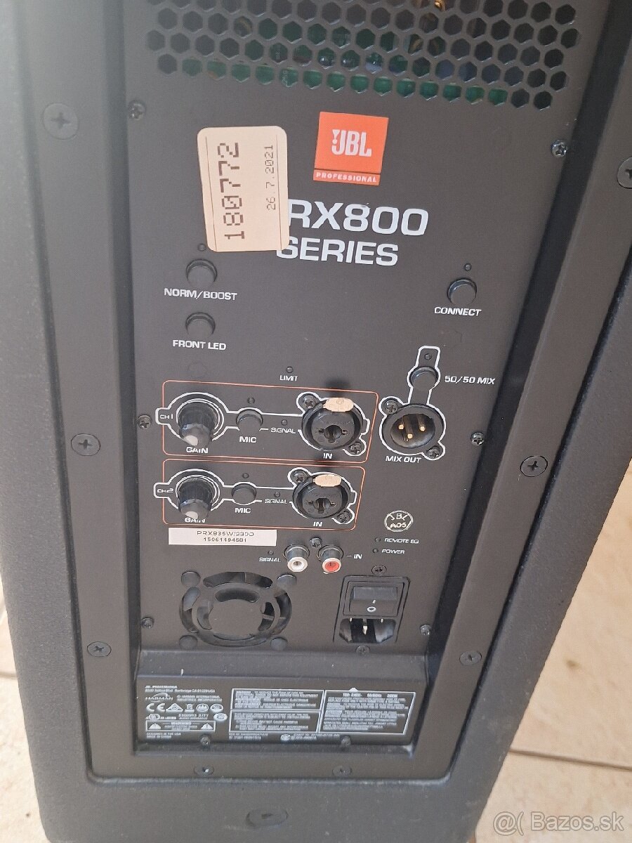 Predam JBL PRX800 series Aktívny reprobox
- 3