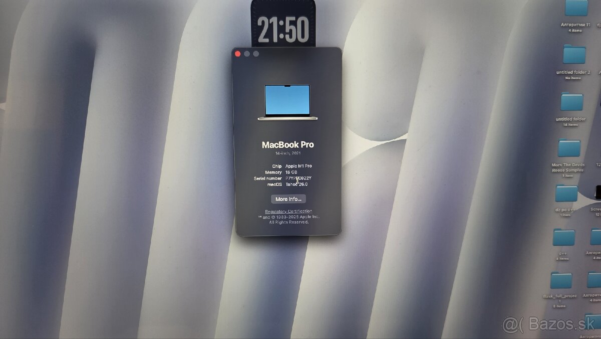 Macbook pro 14 m1 pro 2021 16/512 - 3