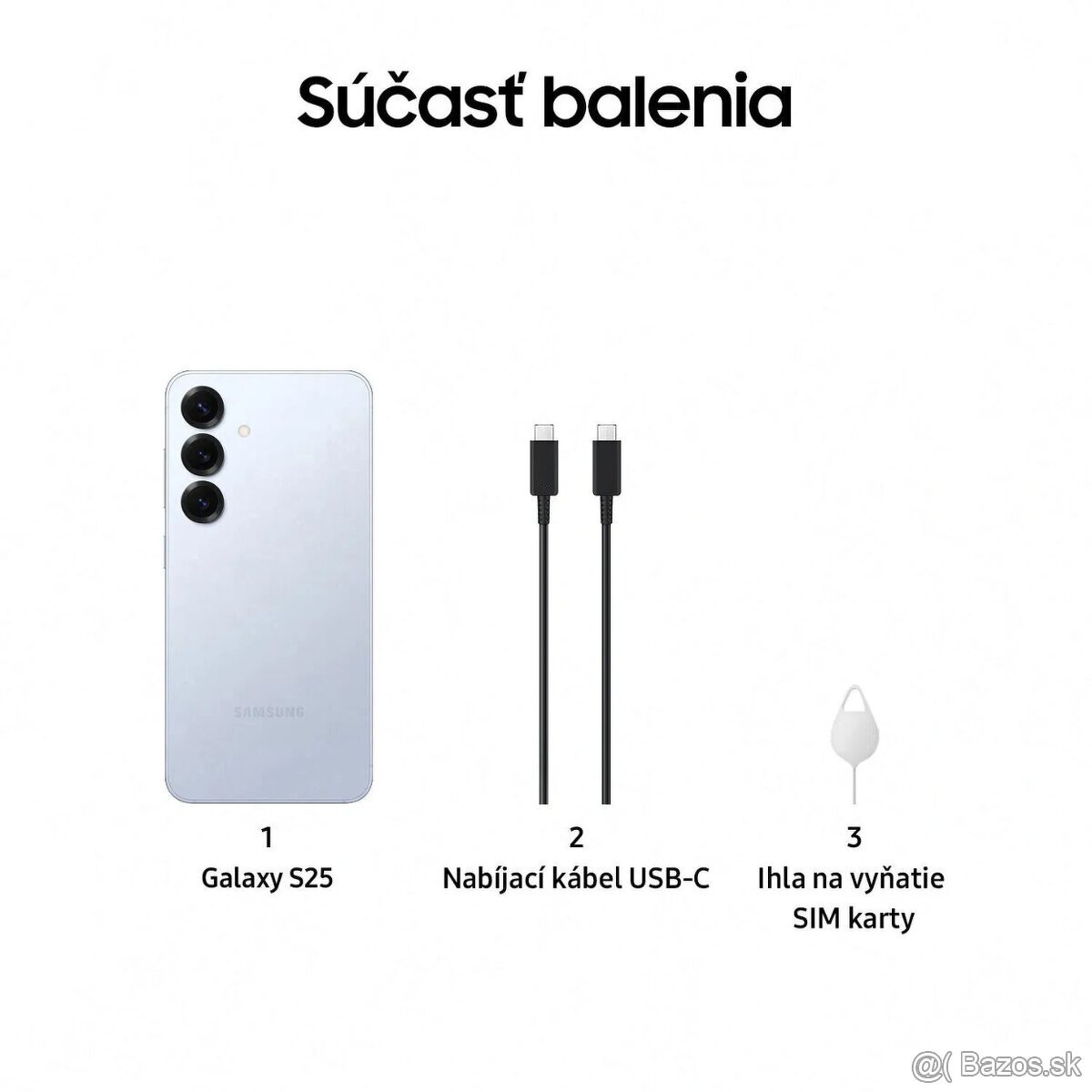 Samsung Galaxy S25 12/256,svetlomodrý-novy,zabaleny,24.m.zar - 3