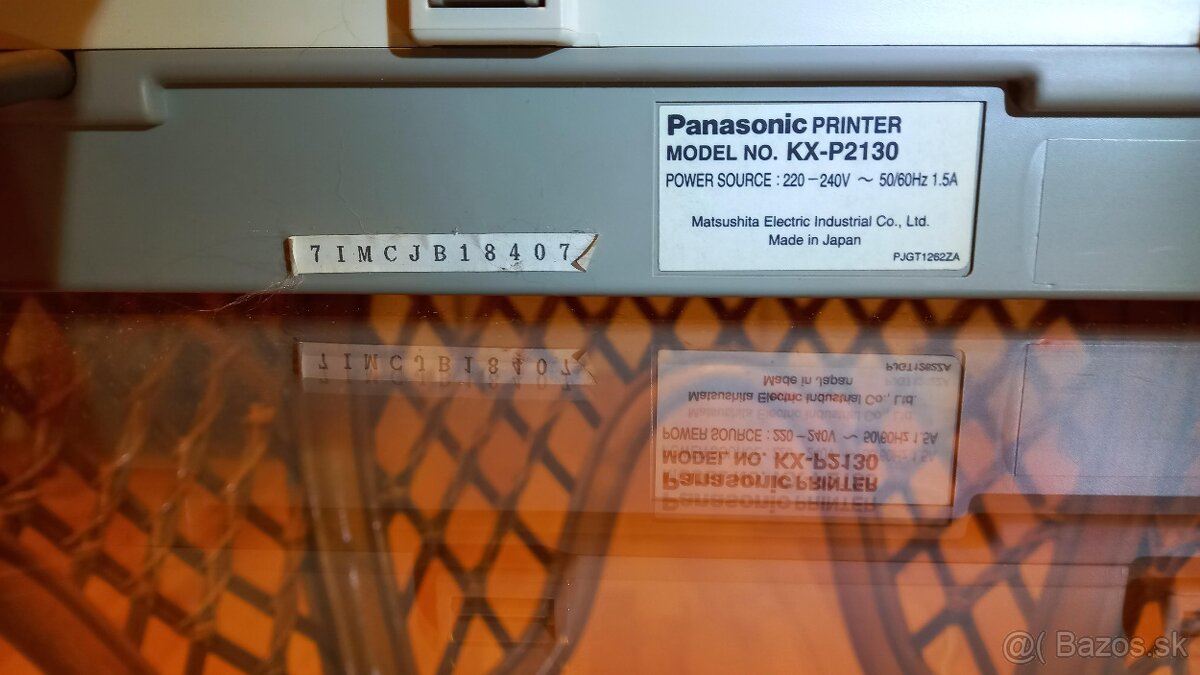 Predám ihličkovú tlačiareň Panasonic - 3