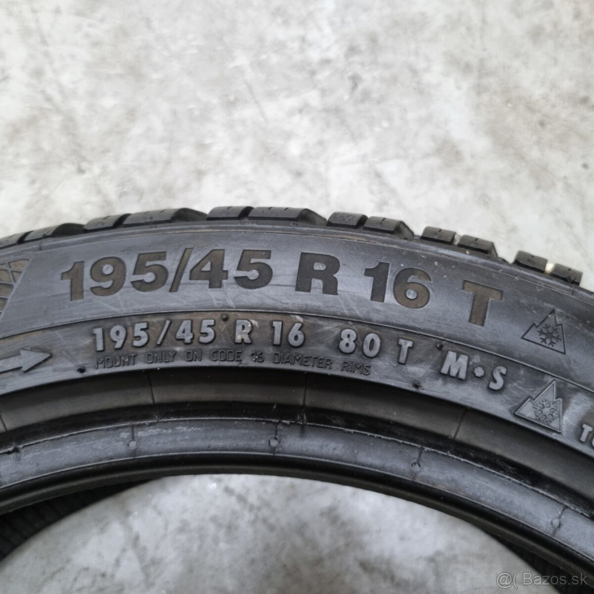 Zimné pneumatiky 195/45 R16 CONTINENTAL - 3