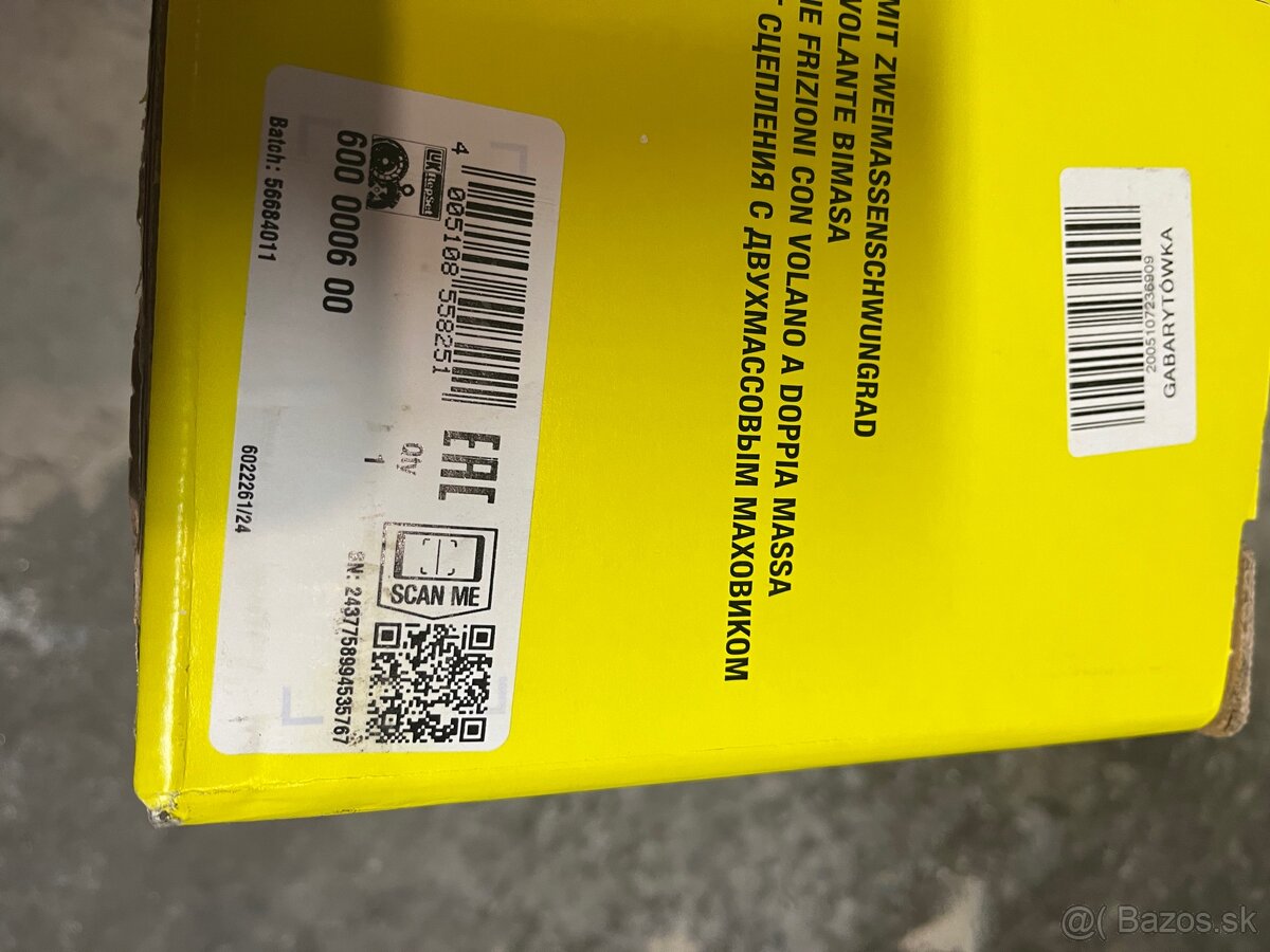 LUK spojka 1.9 tdi 66-81kw - 3