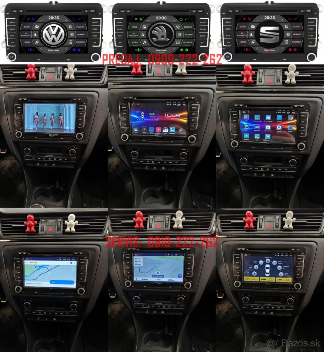 PREDAJ - MONTÁŽ GPS 2DIN AUTORÁDIÍ s ANDROIDOM - 3