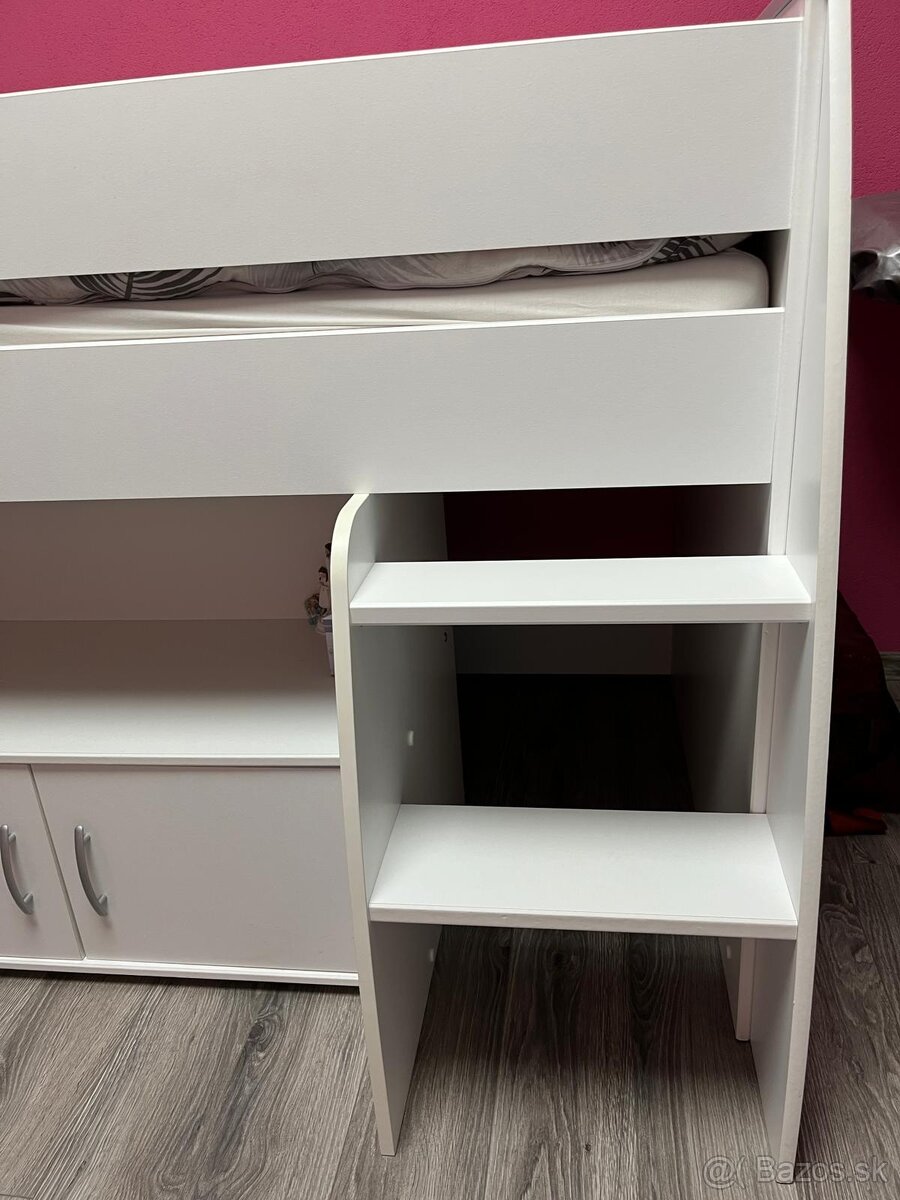 Detská vyvýšená posteľ - 3