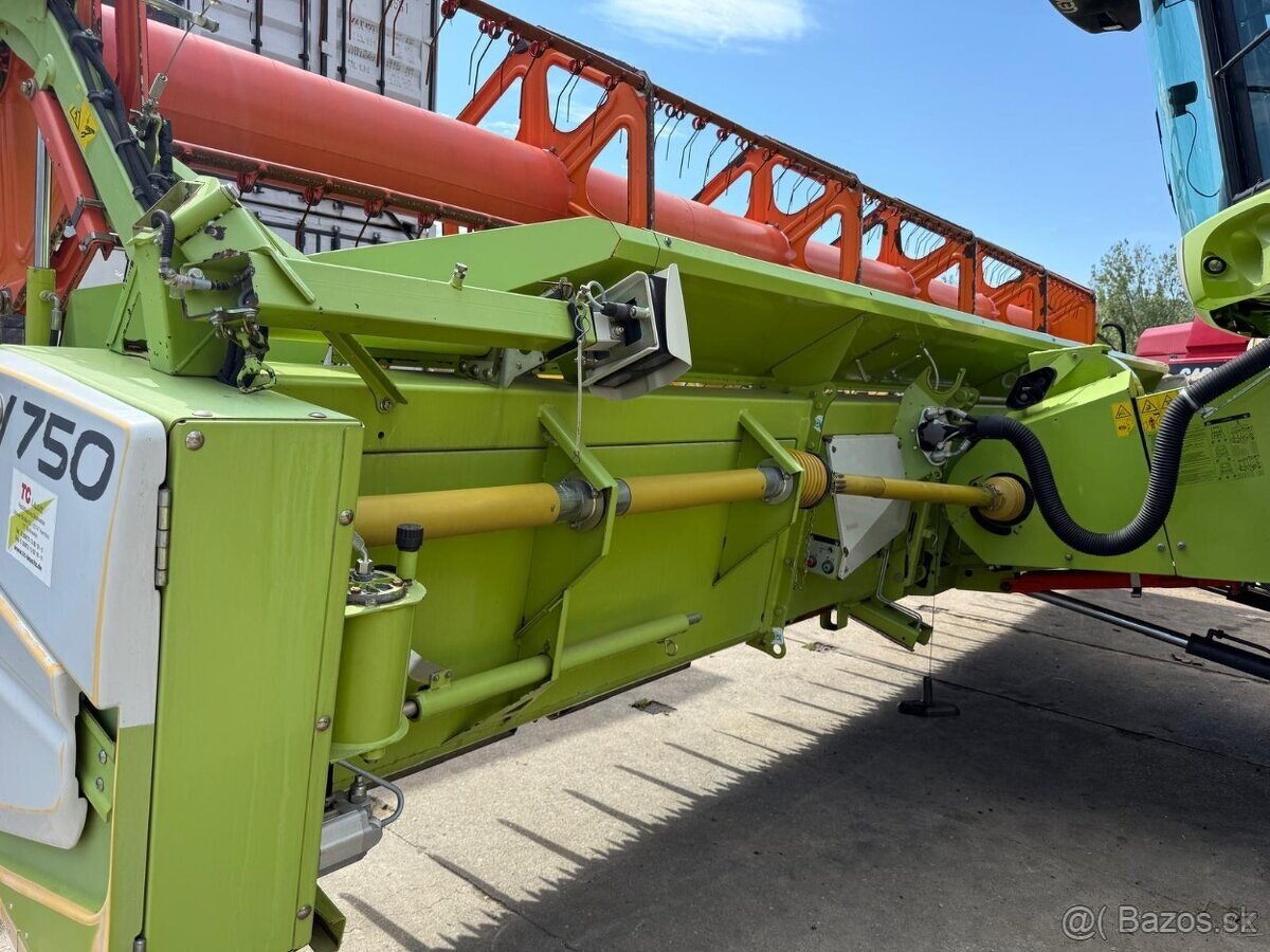 Sklízecí mlátička Claas Lexion 580 s žací lišta V750 dovezen - 3