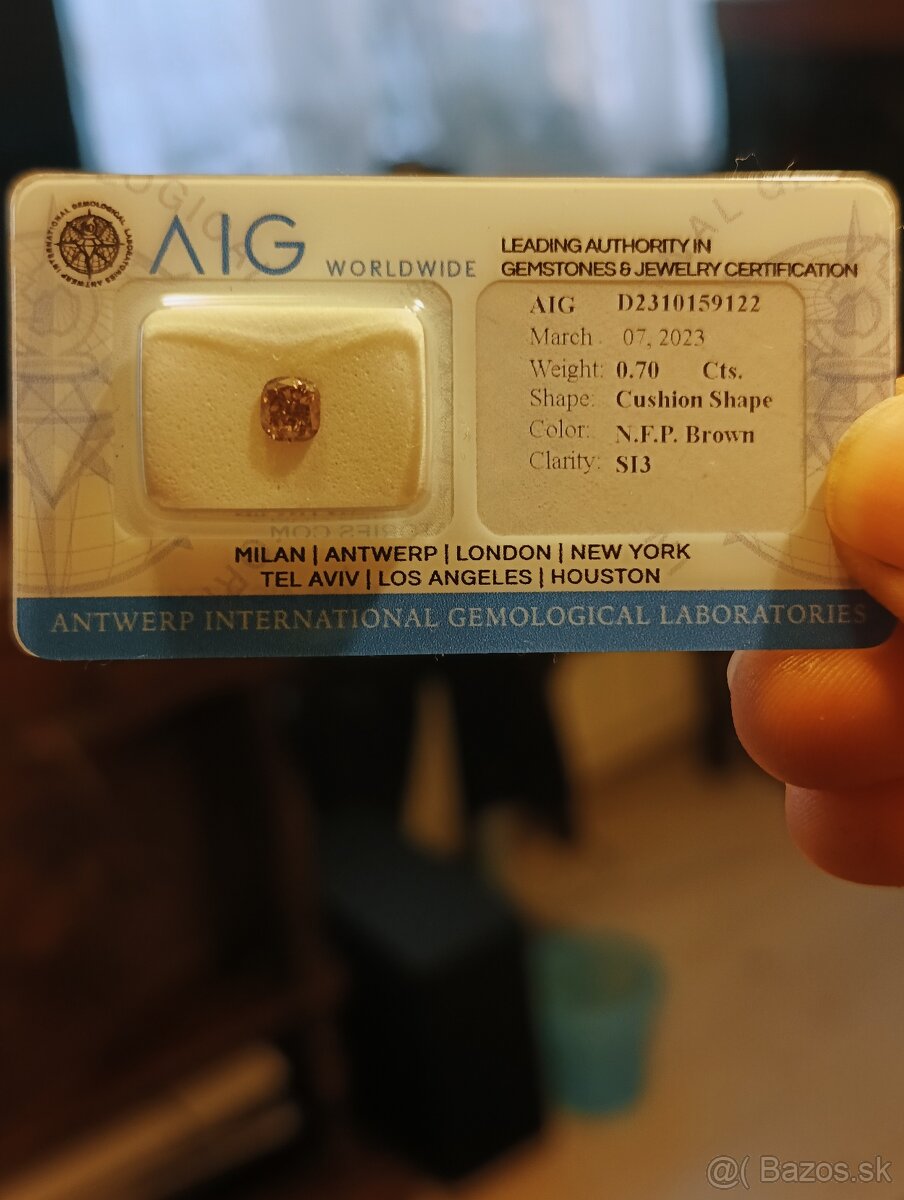 Prírodný diamant 0,7 karat - 3