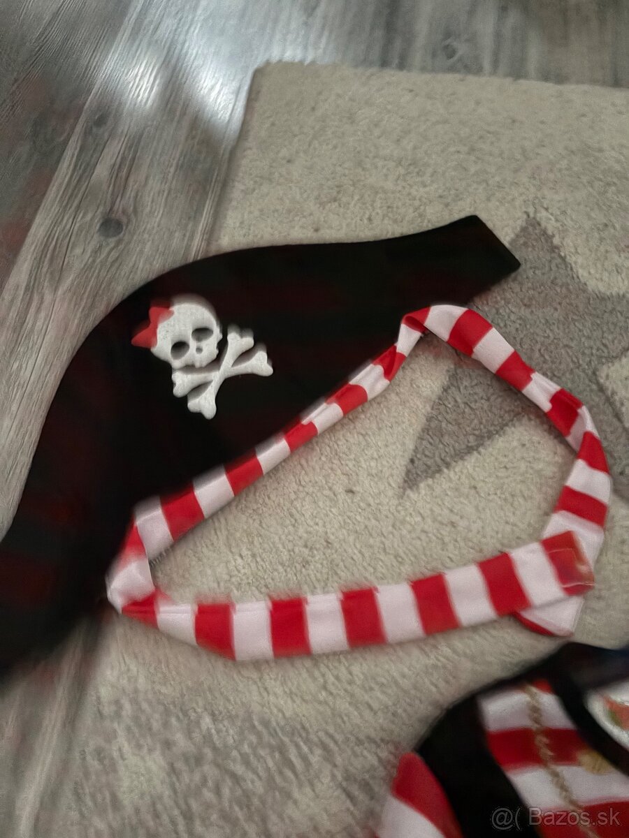 Karnevalovy kostym 110/116 pirátka - 3