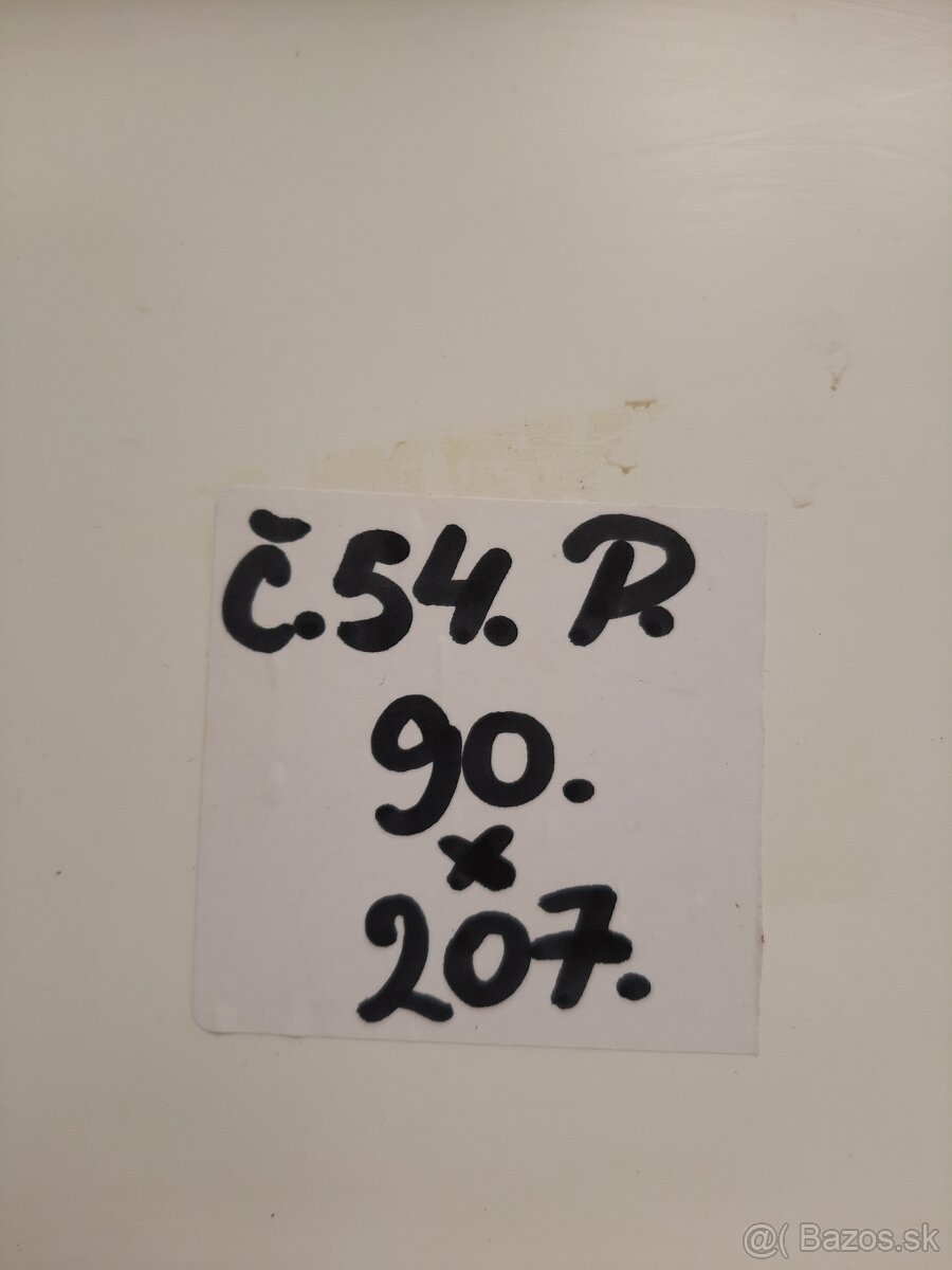 Plastové dvere Č. 54.P - 3